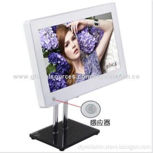 12-inch LED digital photo frame with montion sensor, 800x600 pixels, wall mountable